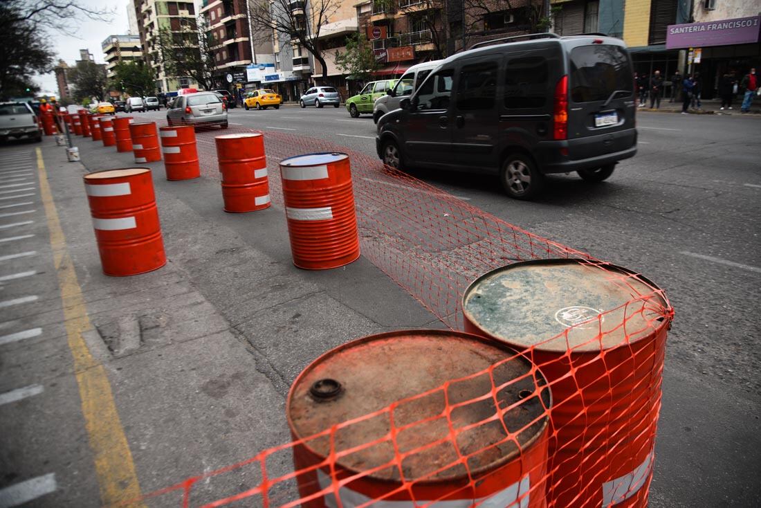 Comienza con la ejecución de la obra de extensión del cantero central del bulevar Chacabuco, que atravesará la avenida Maipú. Sera desde el bulevar Illia hasta la avenida Emilio Olmos. (Pedro Castillo  /La Voz)