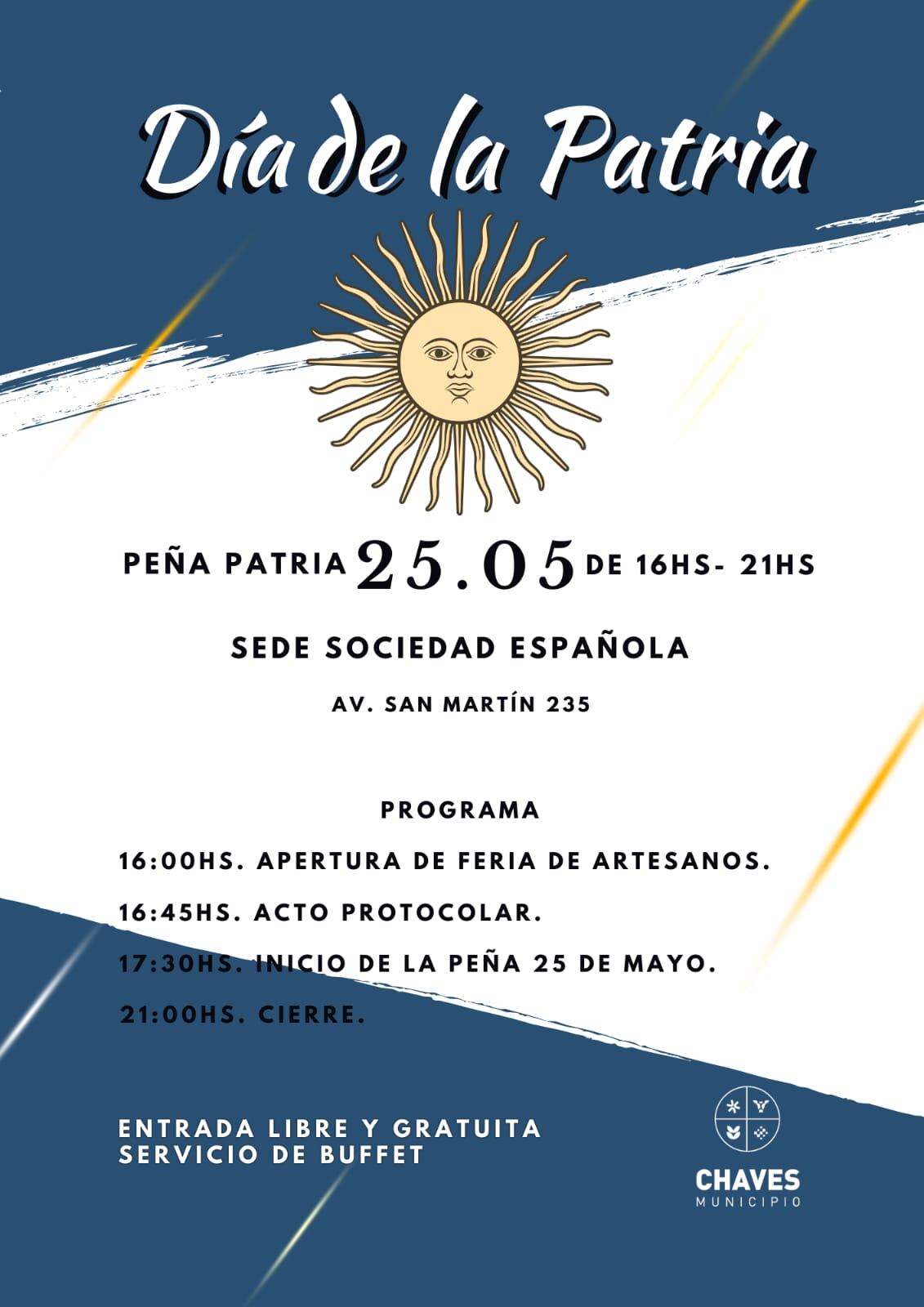 Festejos del 25 de mayo en Gonzales Chaves