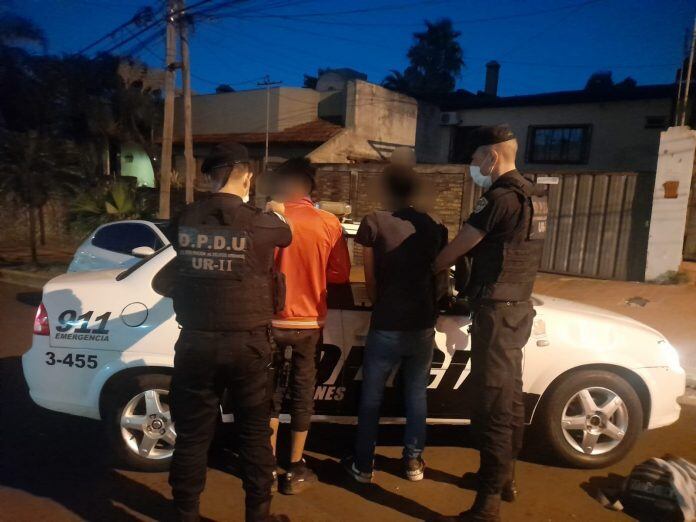 Detenidos por robo con arma blanca en Oberá.