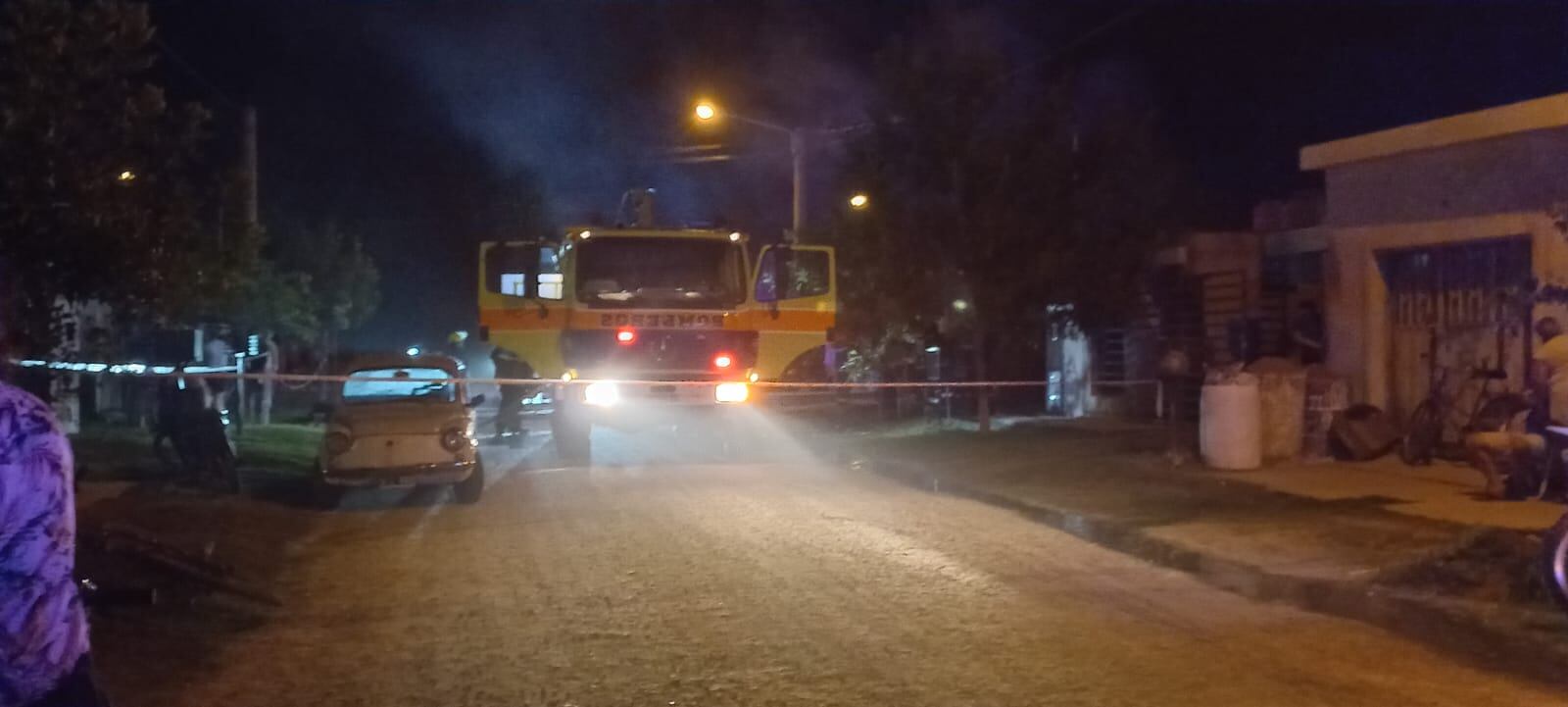 Incendio vivienda calle Virgen de la Merced Arroyito