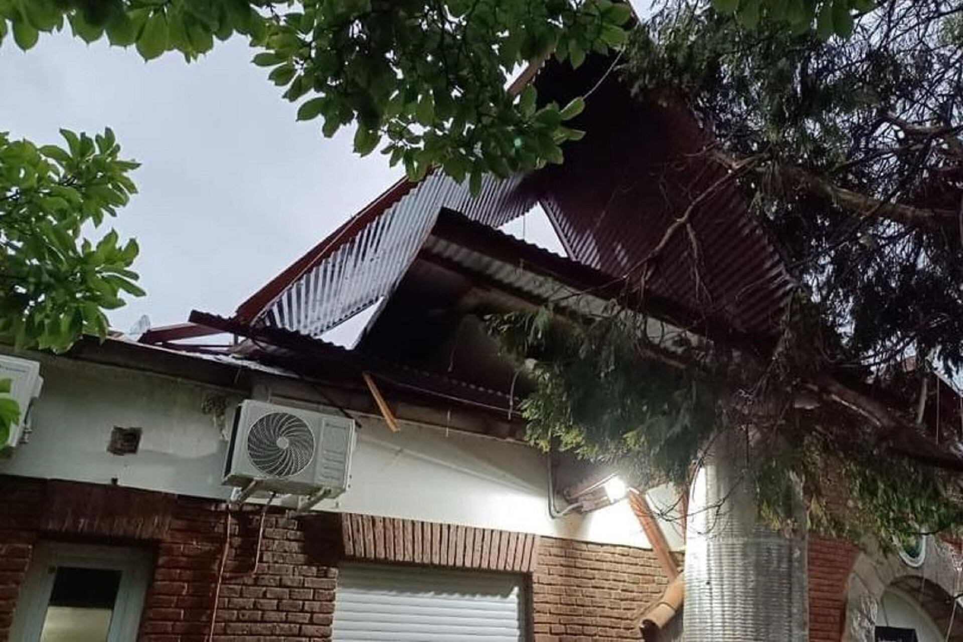 Son más de 500 las familias afectadas por la tormenta en Entre Ríos.