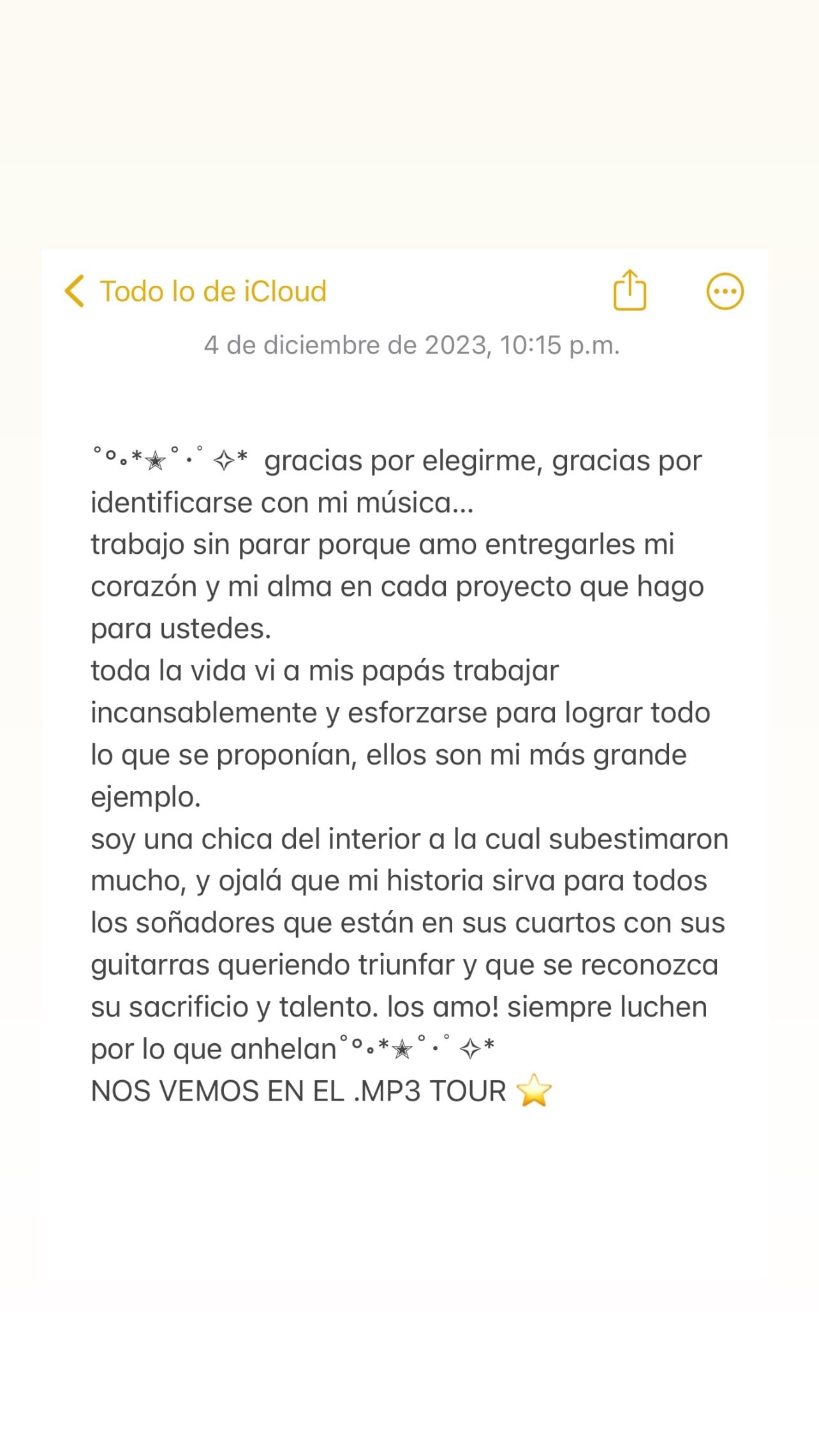 La emoción de Emilia Mernes al agotar 10 shows en el Movistar Arena y el tierno apoyo de Duki