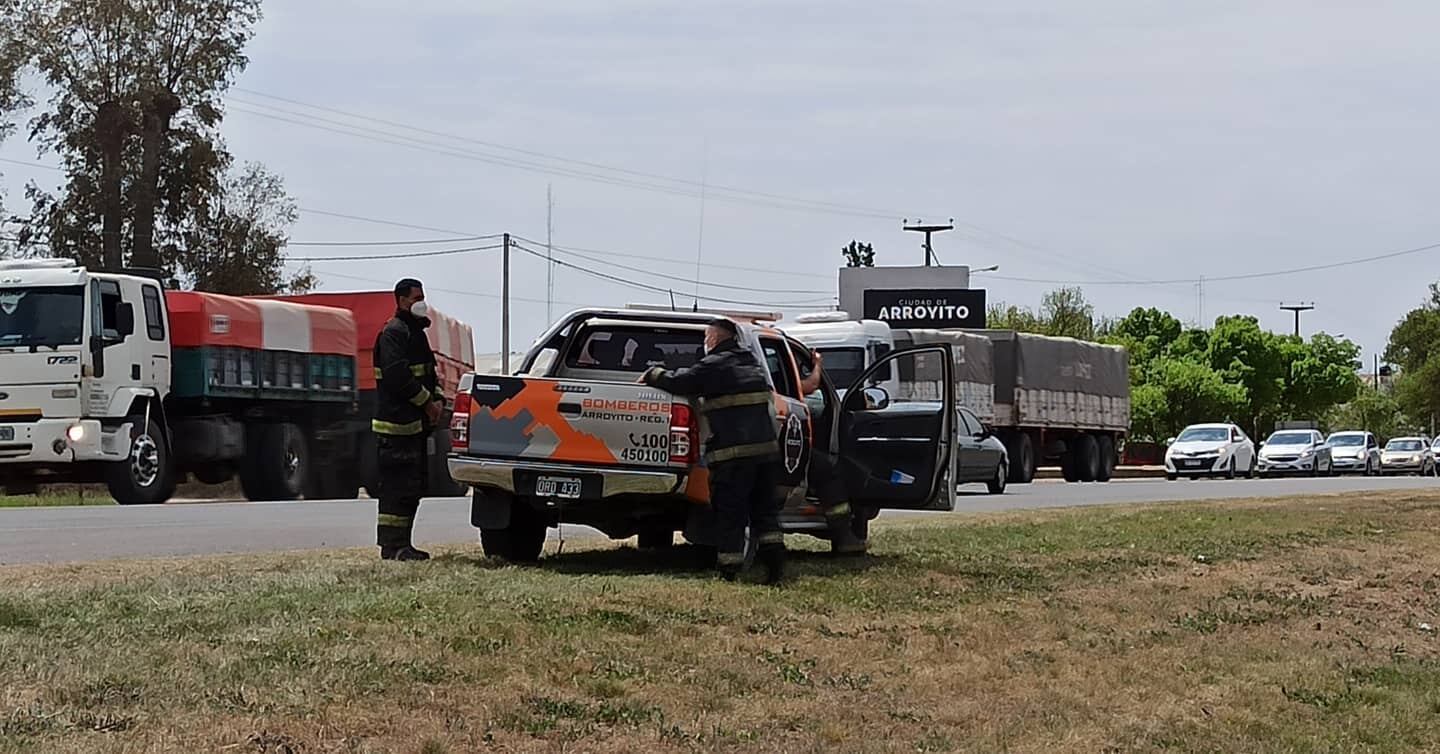 Choque Ruta 19 Bomberos Arroyito