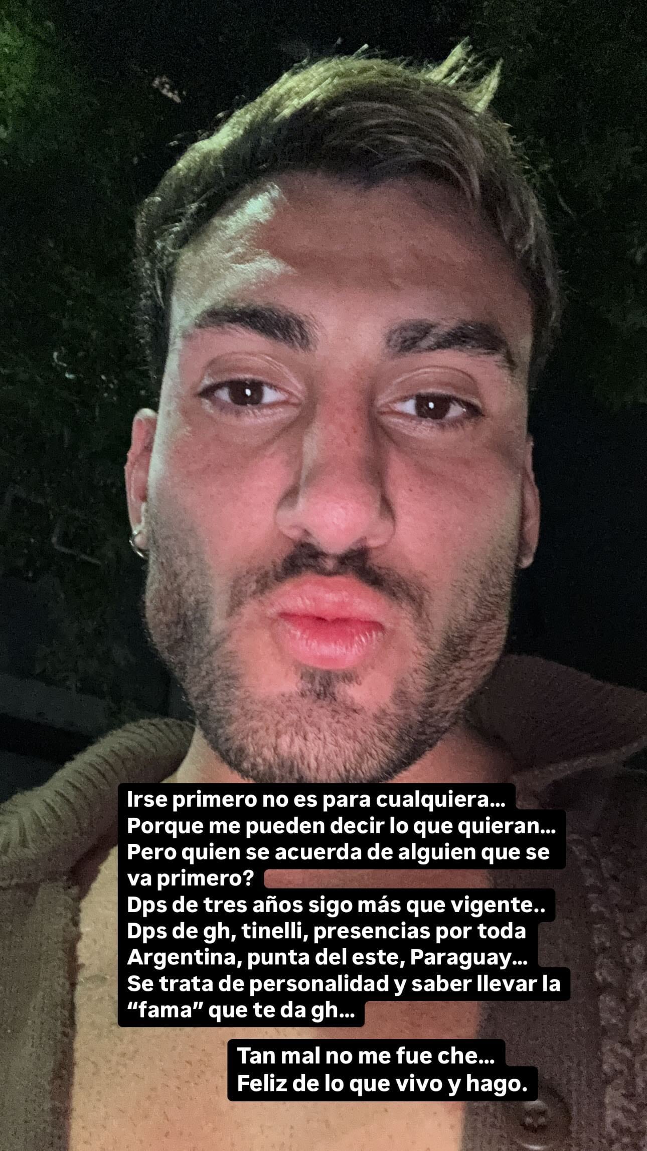 El hijo de Gisela Gordillo sacó chapa con una selfie.