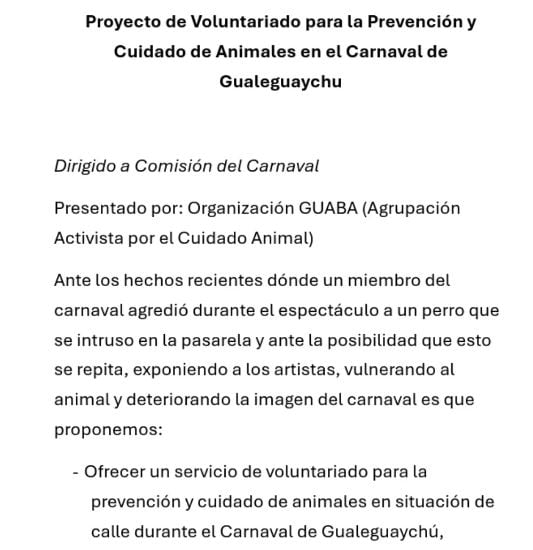 Una organización previene acciones de "Maltrato animal"