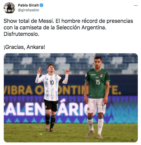 Los mensajes por Twitter de Luquitas Rodríguez y Pablo Giralt.