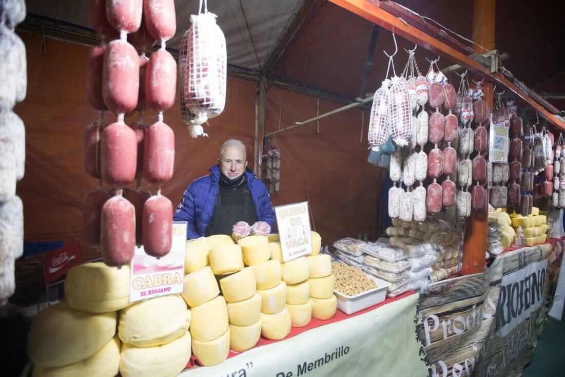 Jorge, el riojano, no se quiso perder la Fiesta de la Ganadería. 