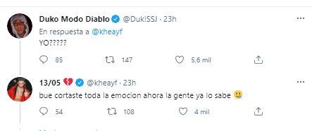 Khea y Duki dieron a entender que sacarán un nuevo tema. (Twitter)