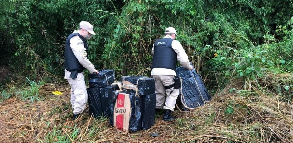 Secuestran cigarrillos de contrabando en Puerto Libertad.