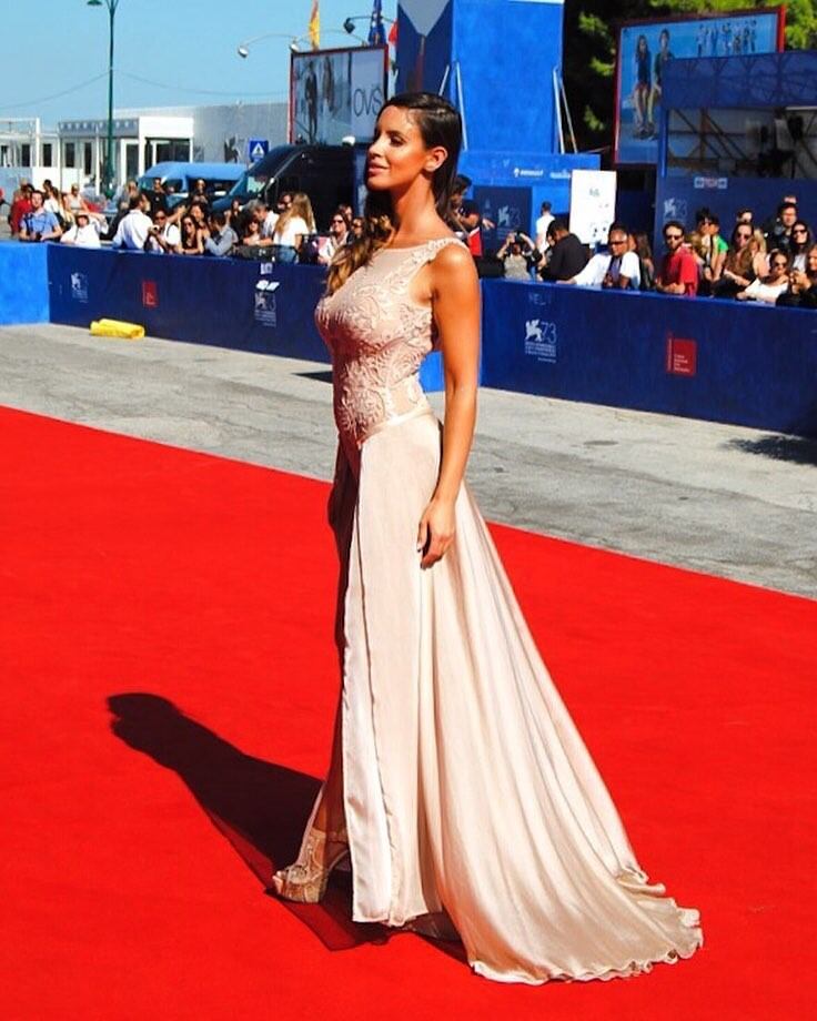 Lucía Javorcekova en el Festival de Venecia (Instagram)