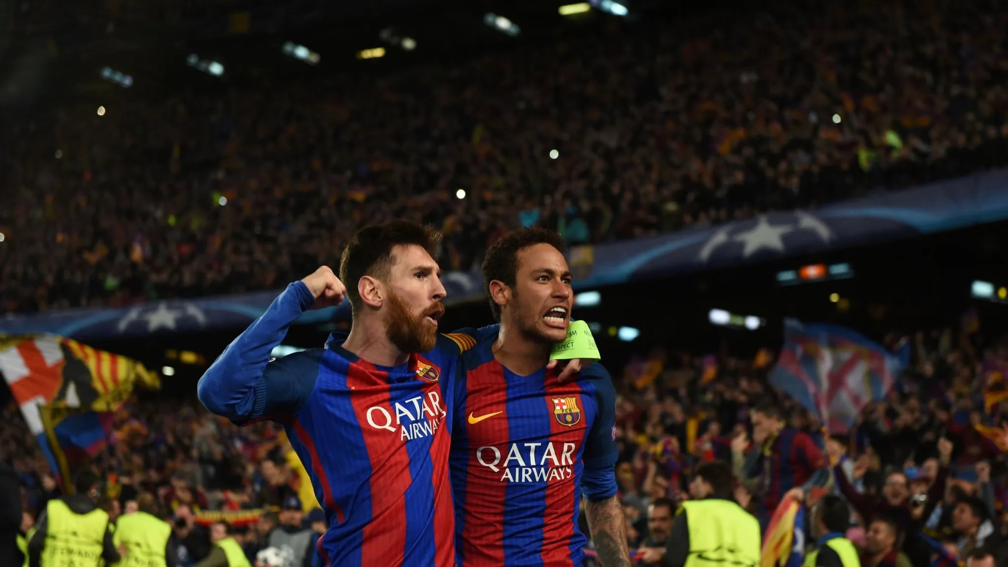 Lionel Messi y Neymar Jr., amigos y compañeros de equipo en el Barcelona