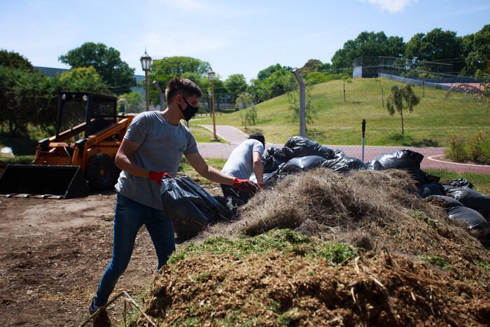 Compostaje de restos verdes en la Ciudad: cómo convertir los residuos otra vez en recursos.