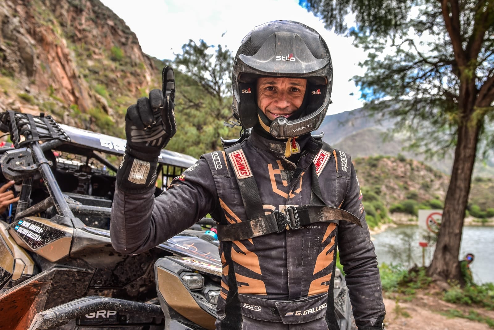 Gustavo Gallego se impuso en UTV, con el equipo cordobés Ferioli Racing Team y navegado por Pachu Arrieta, de Río Ceballos. (Paco Photo Agencia)