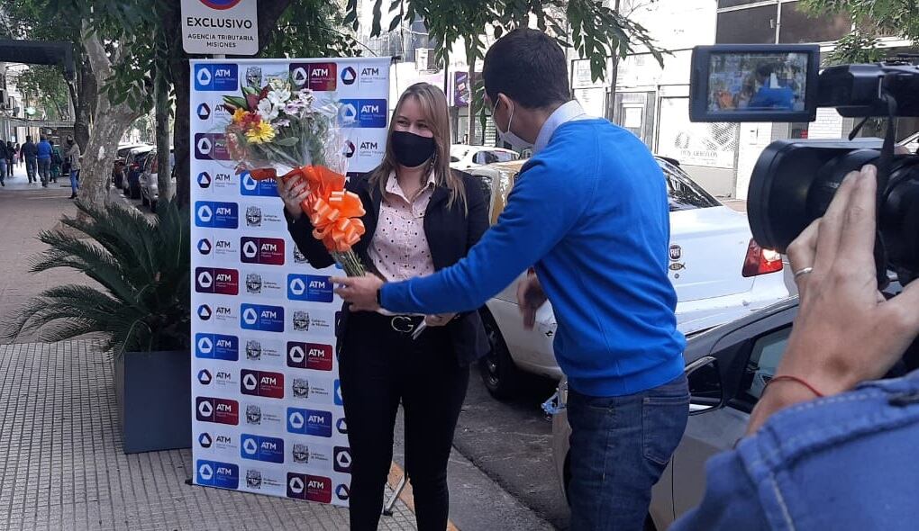 La eldoraense Manuela Zahner salió adjudicada del auto ATM.