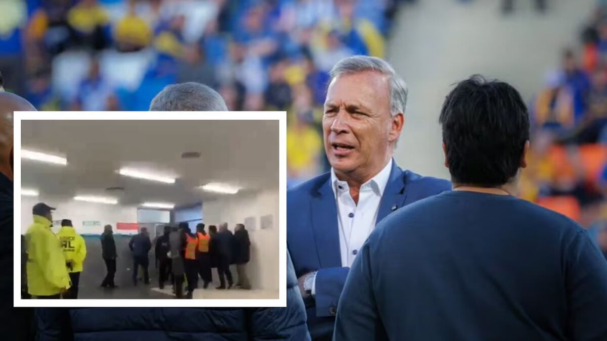 Apareció el video que muestra el cruce entre Andrés Fassi y Andrés Merlos, tras el Talleres-Boca