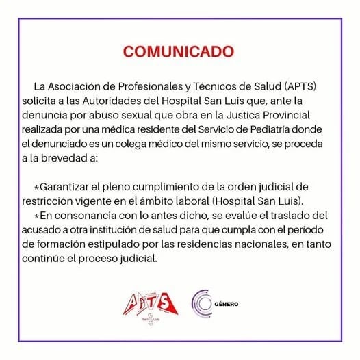 Comunicado APTS