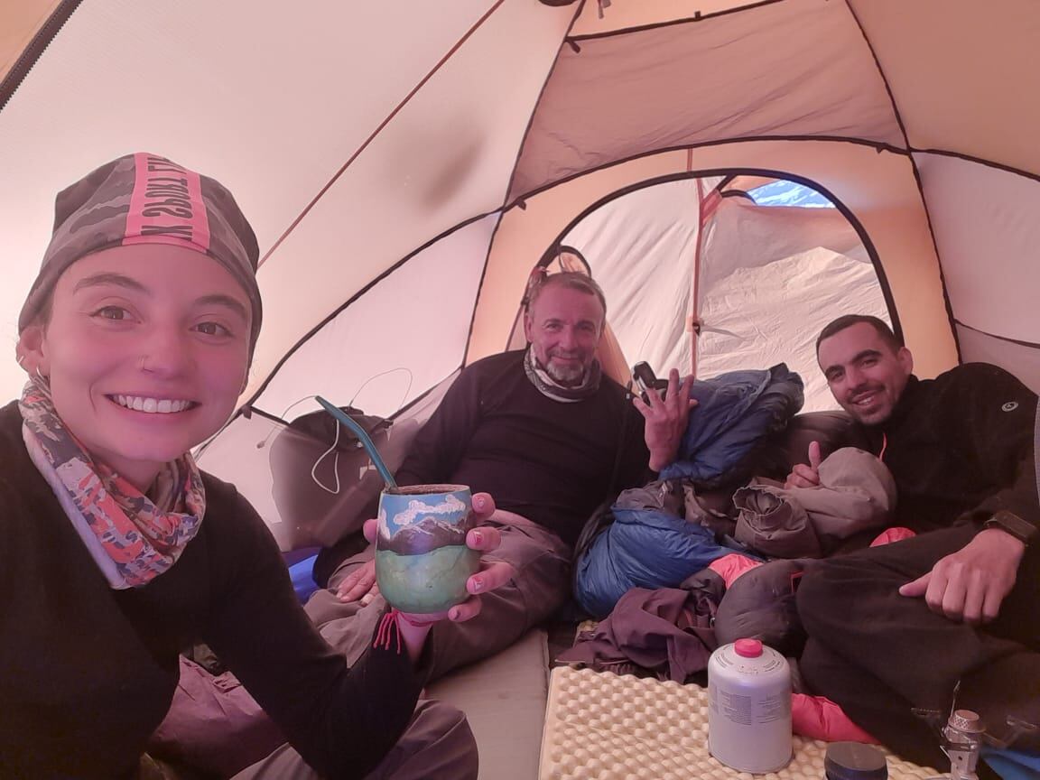 Hazaña de una familia de Villa Mercedes en el Aconcagua