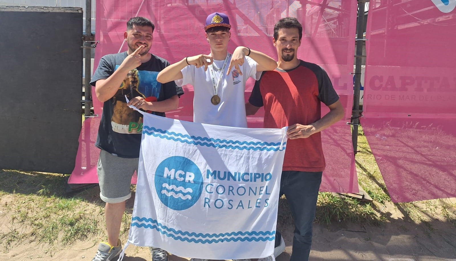 Gabriel Suárez integrante del Taller Municipal de Freestyle sumó una medalla de Oro para Cultura.