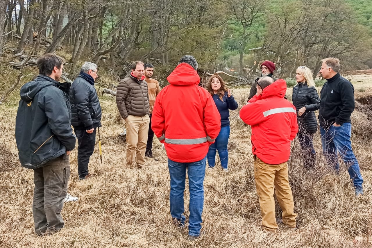 Autoridades de vialidad nacional recorrieron obras viales en Tierra del Fuego