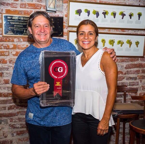 Roberto Fabián Flachek y Silvina Romero, quienes están al frente de Los Cabritos.