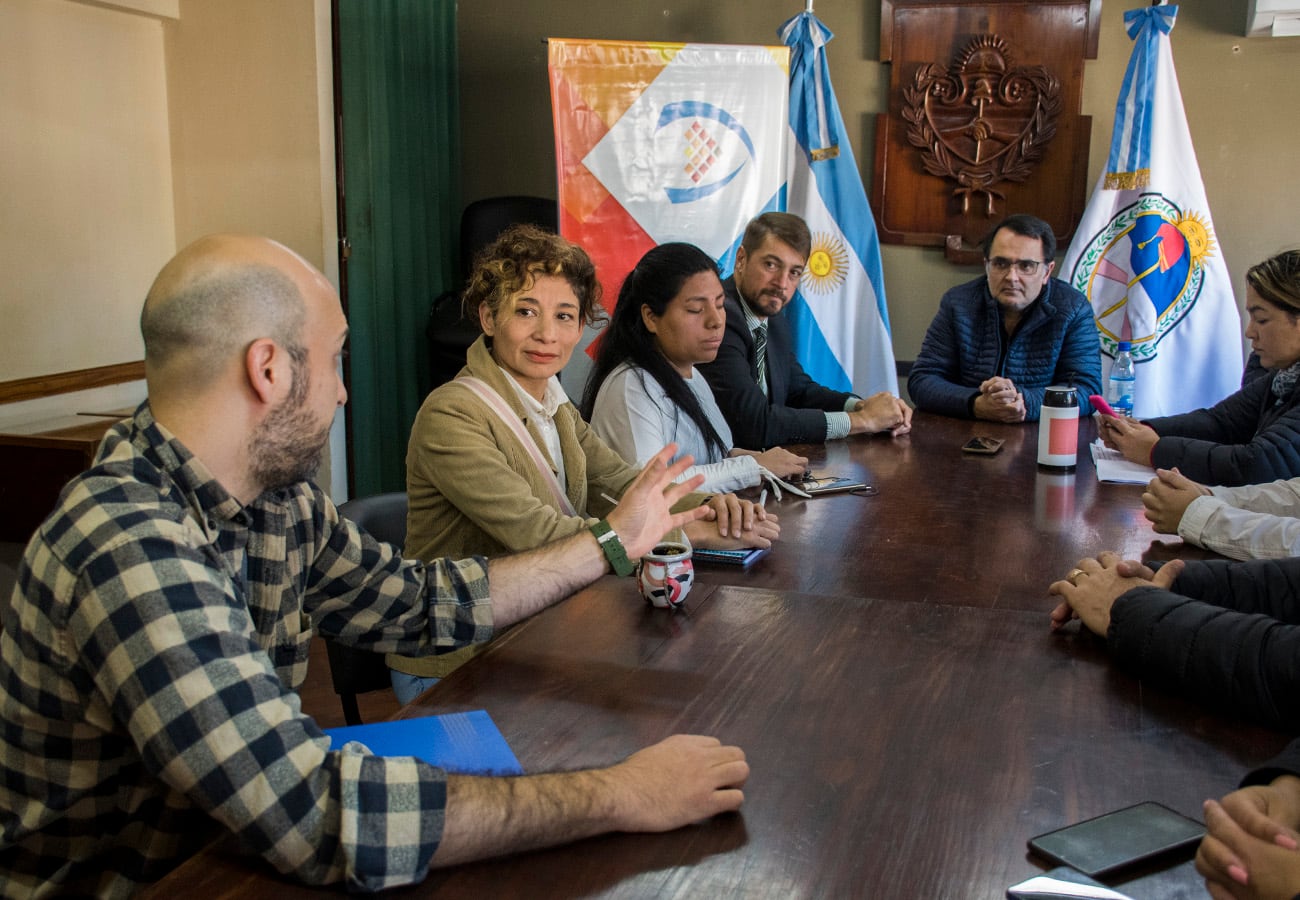 Integrantes del equipo técnico de la Secretaría de Desarrollo Humano explicaron detalladamente el trabajo que realizan con IncluApp.