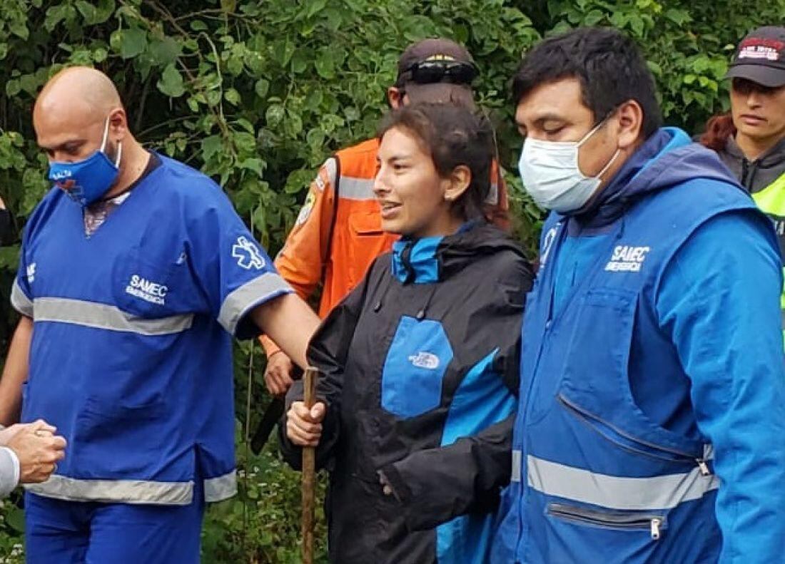 Declaró Fabiana Cari: la mujer estuvo perdida más de 48 horas en la Quebrada de San Lorenzo