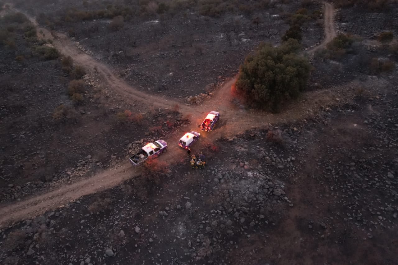 Incendio en el norte de San Luis