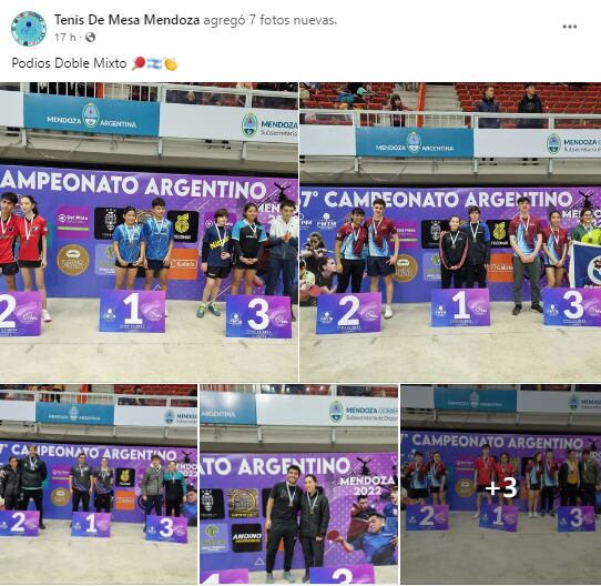 Campeonato Argentino de Tenis de Mesa.