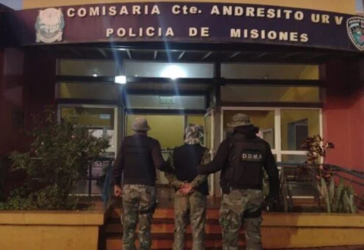 Detienen a presunto cazador furtivo en Comandante Andresito.