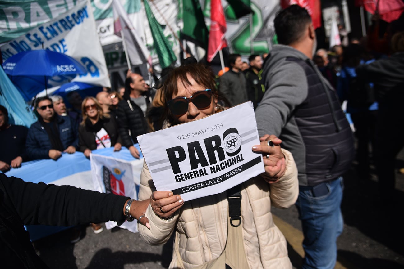 Segundo paro nacional de la CGT al gobierno de Javier Milei.