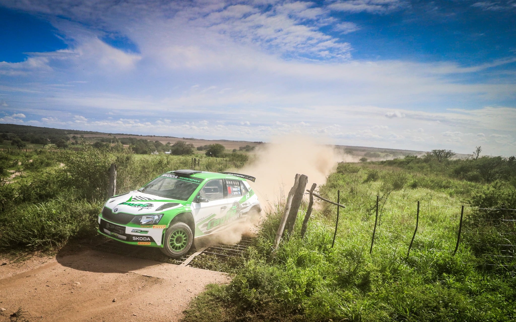 Federico Cadamuro tomó el liderato del Rally de Villa del Totoral