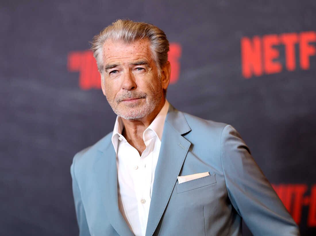 LOS ANGELES, CALIFORNIA - JUNE 26: Pierce Brosnan attends the Los Angeles Premiere Of Netflix's "The Out-Laws" at Regal LA Live on June 26, 2023 in Los Angeles, California. (Photo by Matt Winkelmeyer/Getty Images)