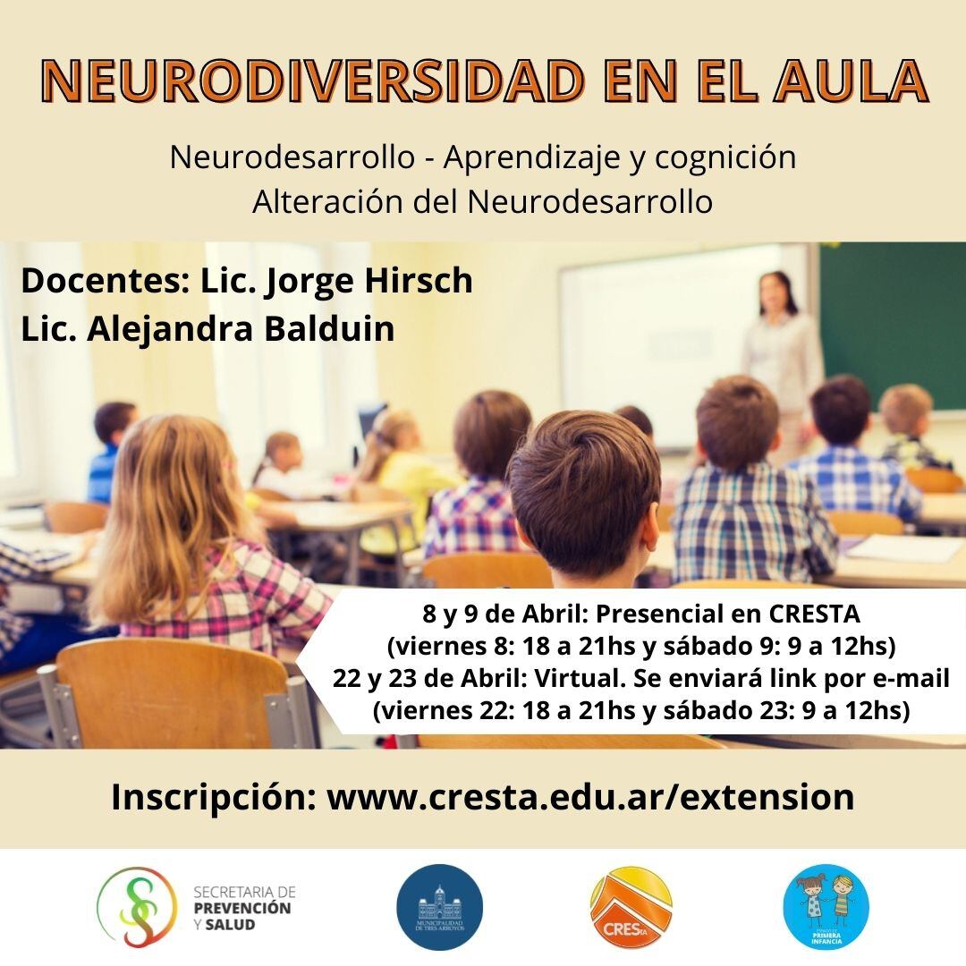 Cresta: Jornada de “Neurodiversidad en el Aula”