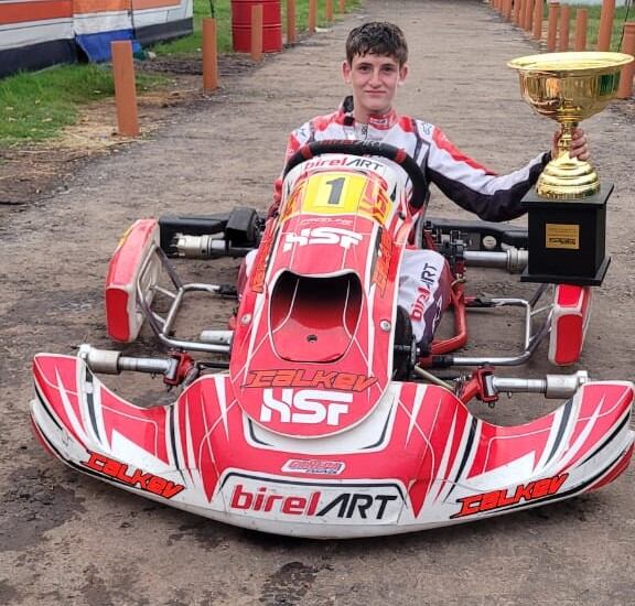 Fausto Arnaudo piloto de Karting Arroyito