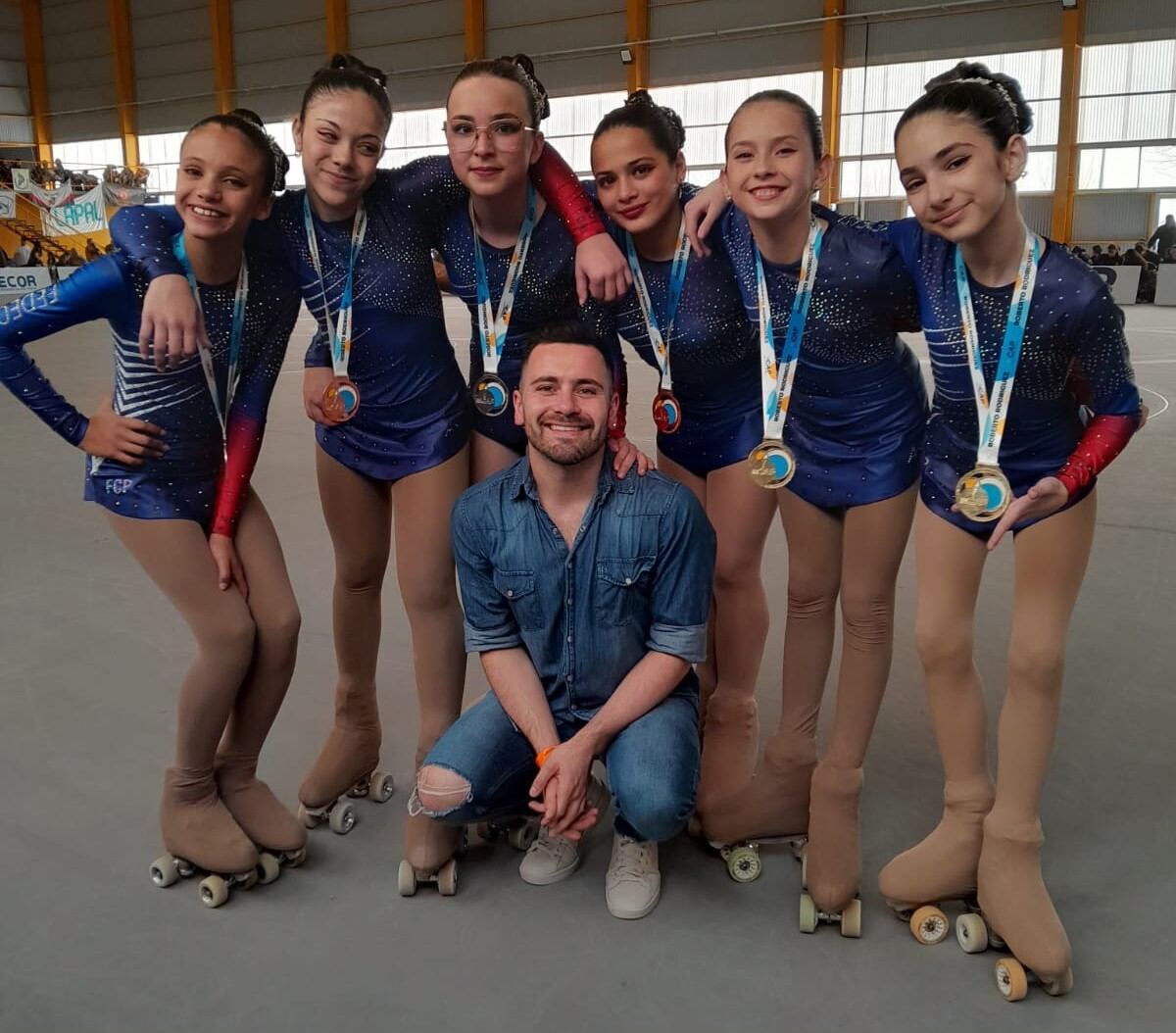 Patinadoras del Sportivo 24 de Septiembre Arroyito