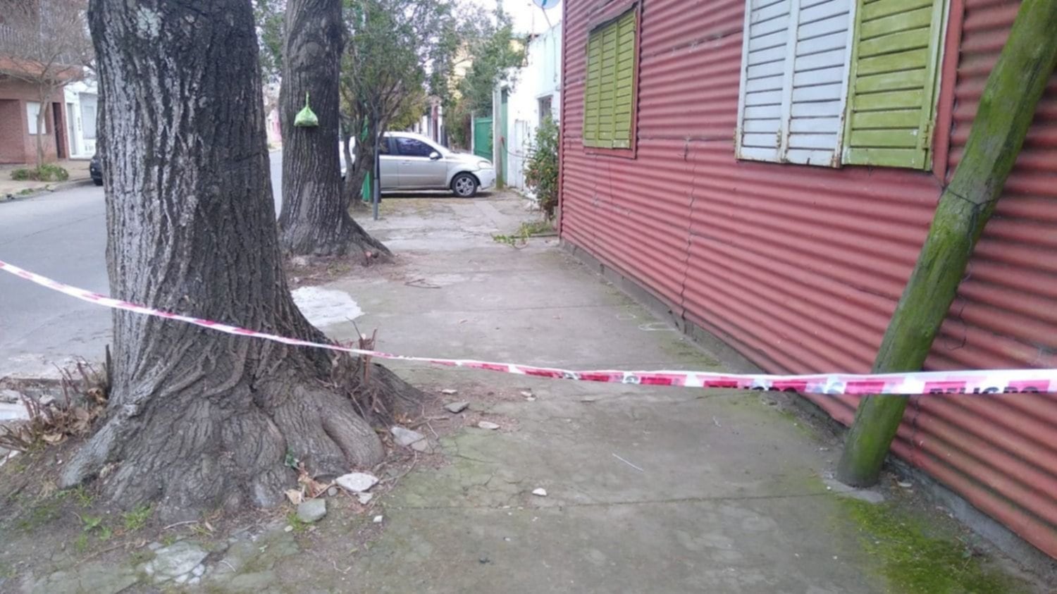 La tragedia ocurrió en El Dique, el barrio de Ensenada.