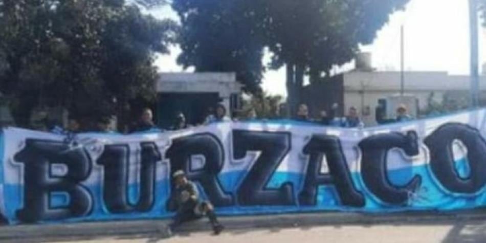 La bandera de Racing que fue robada