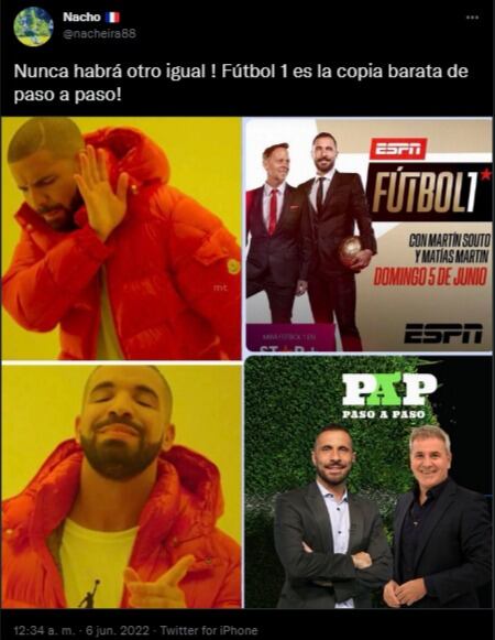 Las reacciones de las redes sobre el nuevo programa de ESPN, Fútbol 1.