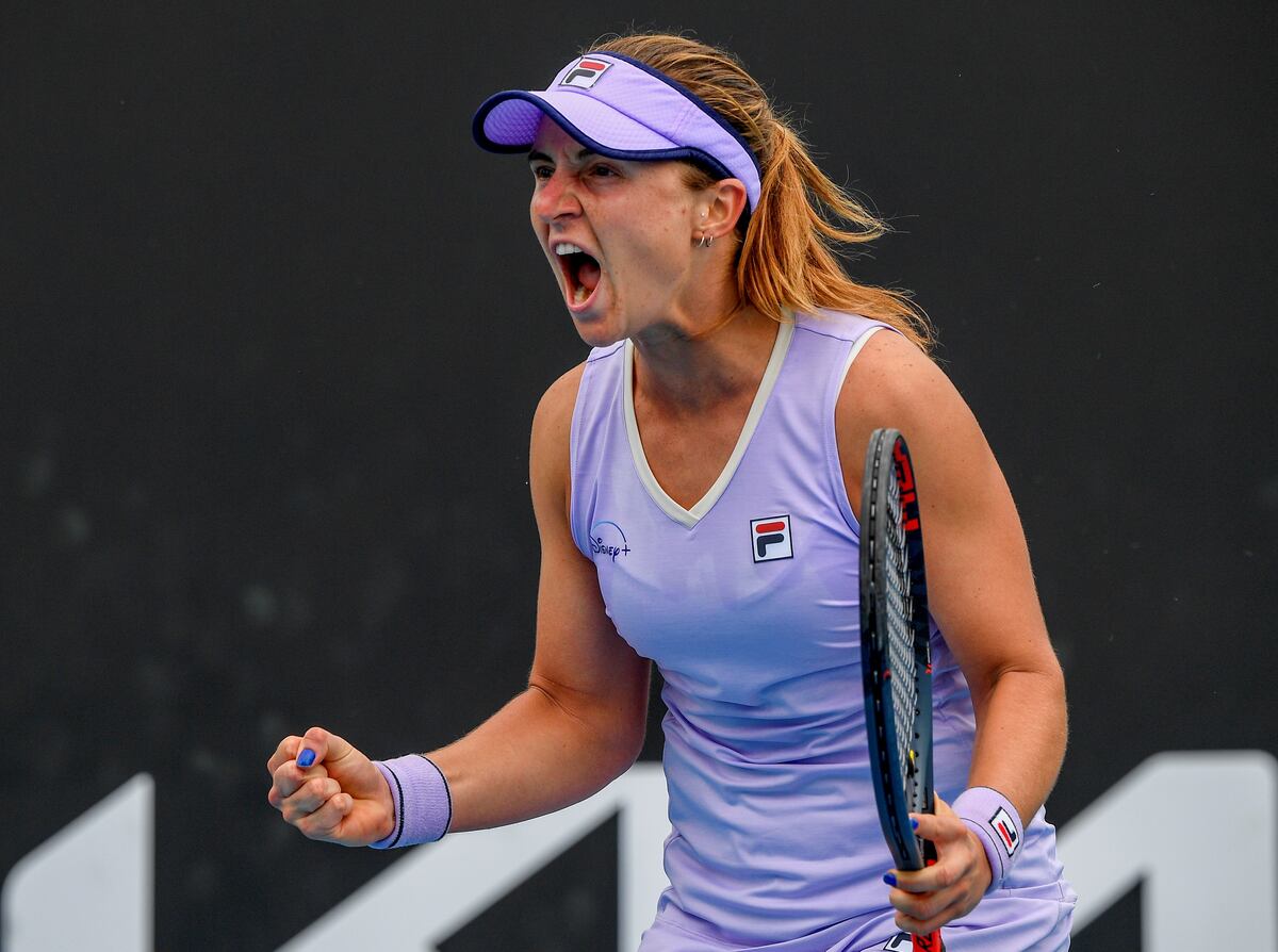 Nadia Podoroska ganó su primer partido del año en el WTA de Melbourne