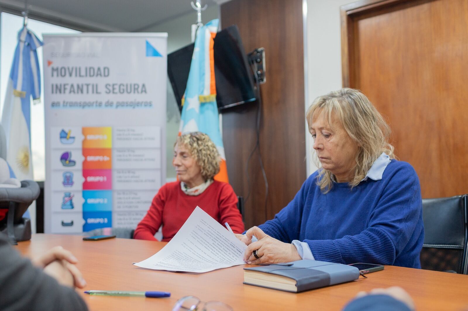 Tierra del Fuego: avanza la implementación del sistema de retención infantil en el transporte