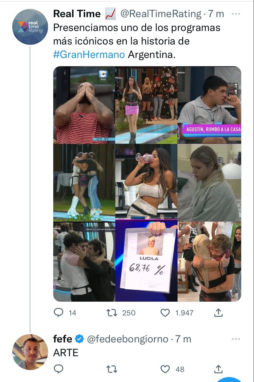 Los memes de una noche cargada de sorpresas en Gran Hermano.