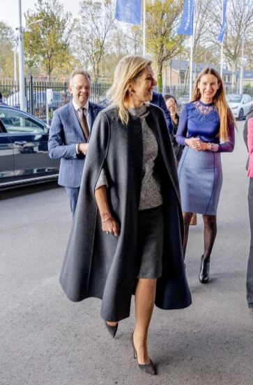 Elegante y con mucho glamour: el sofisticado look que eligió Máxima Zorreguieta