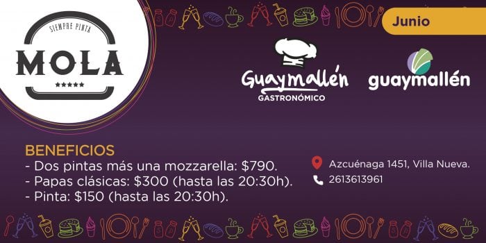 Beneficio Gastronómico Municipalidad de Guaymallén