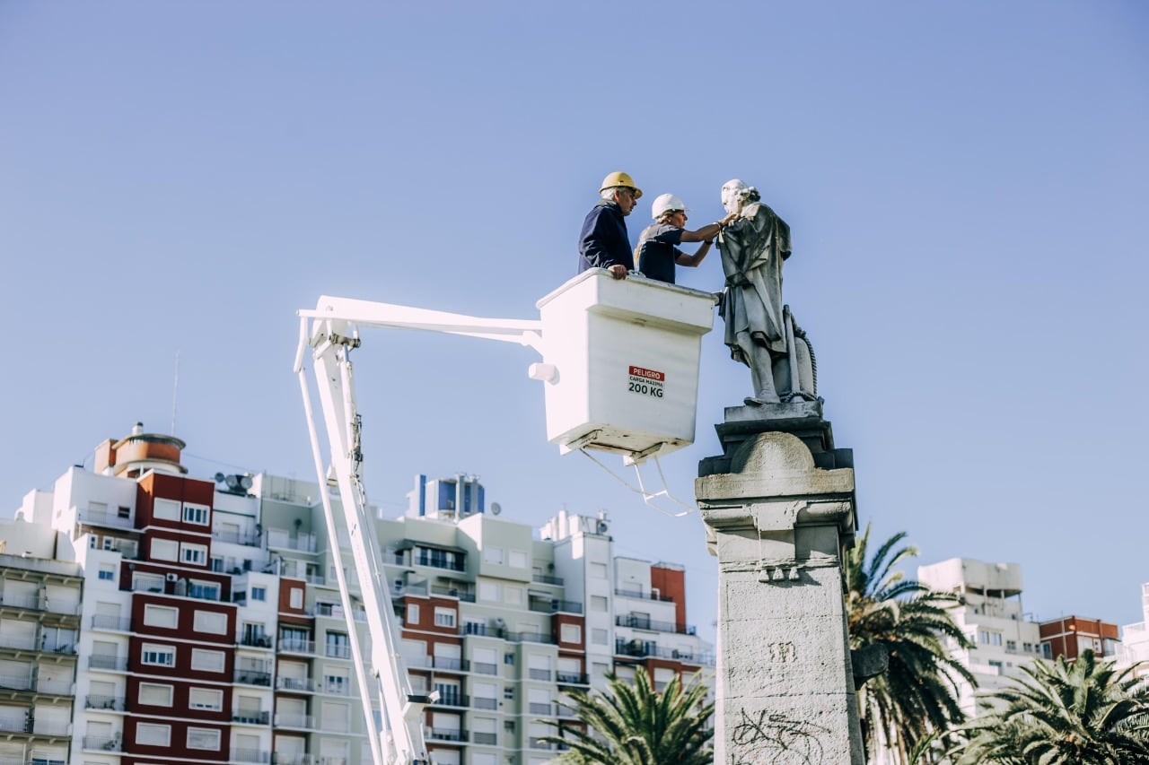 El municipio comenzó la restauración de monumentos de las siete plazas más antiguas