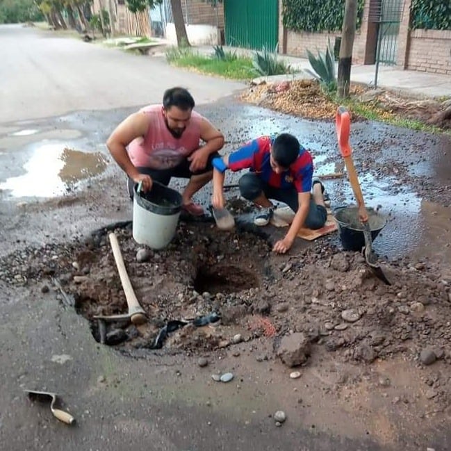 La pérdida se encontraba en calle Las Heras al 86 en Cuadro Nacional. 