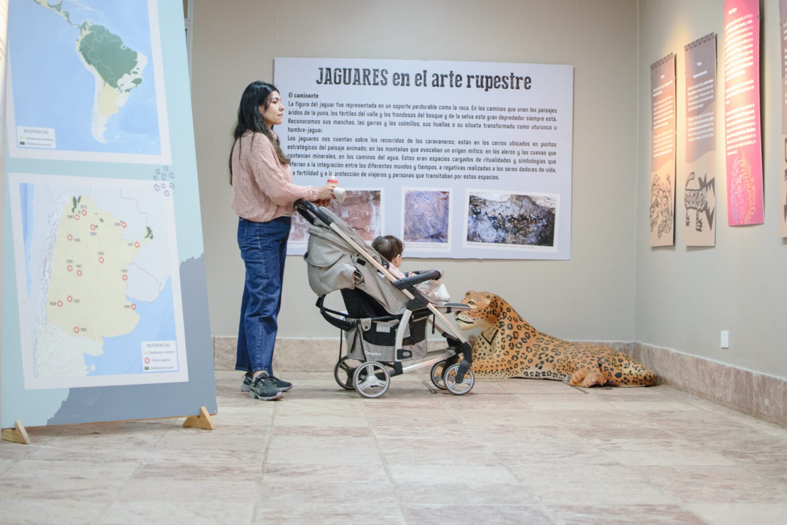 La muestra permanente del Centro de Visitantes Ledesma está integrada a la Feria del Libro Jujuy sede Yungas, de manera que es un atractivo más para el público asistente.