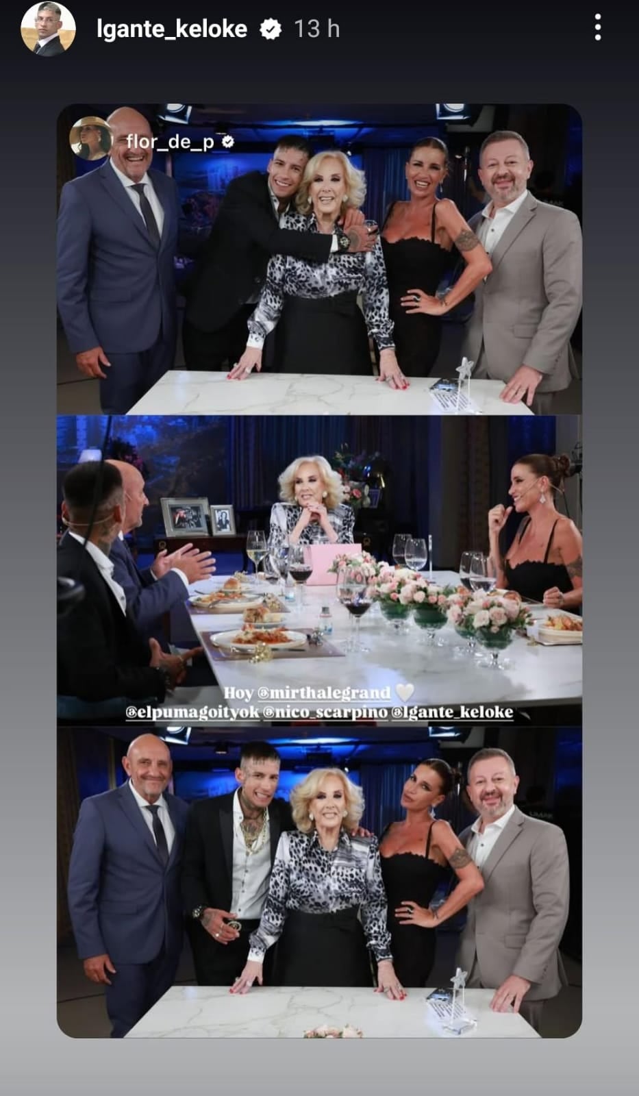 ¿Se viene el casamiento? L- Gante reveló en la mesa de Mirtha Legrand sus planes a futuro con Wanda Nara y sorprendió a sus fans