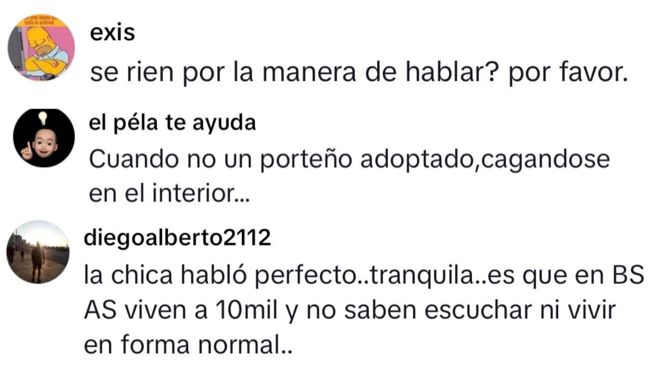 Los comentarios de los usuarios en las redes por la frase de Migue Granados al escuchar a una comodorense.