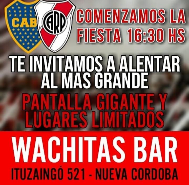 El bar de Nueva Córdoba en el que los hinchas de River juegan de locales.