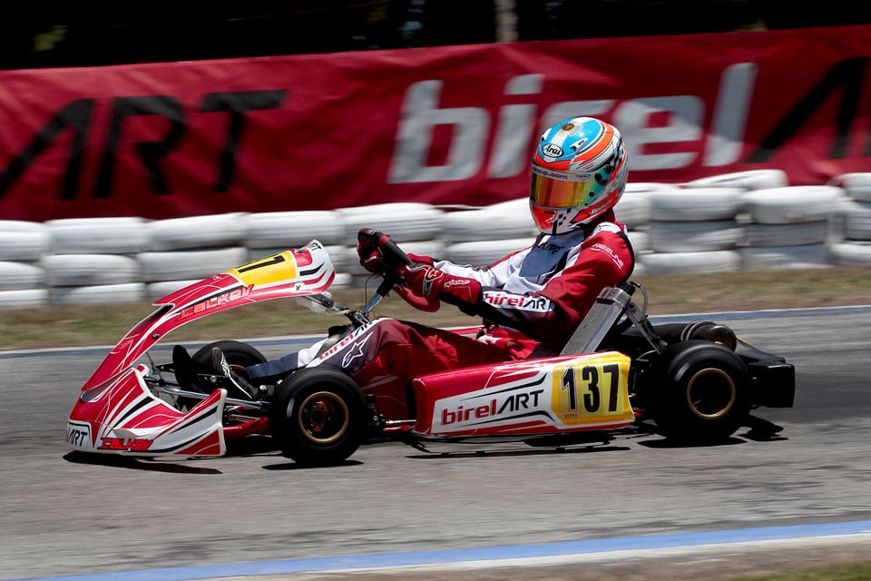 Fausto Arnaudo piloto karting Arroyito